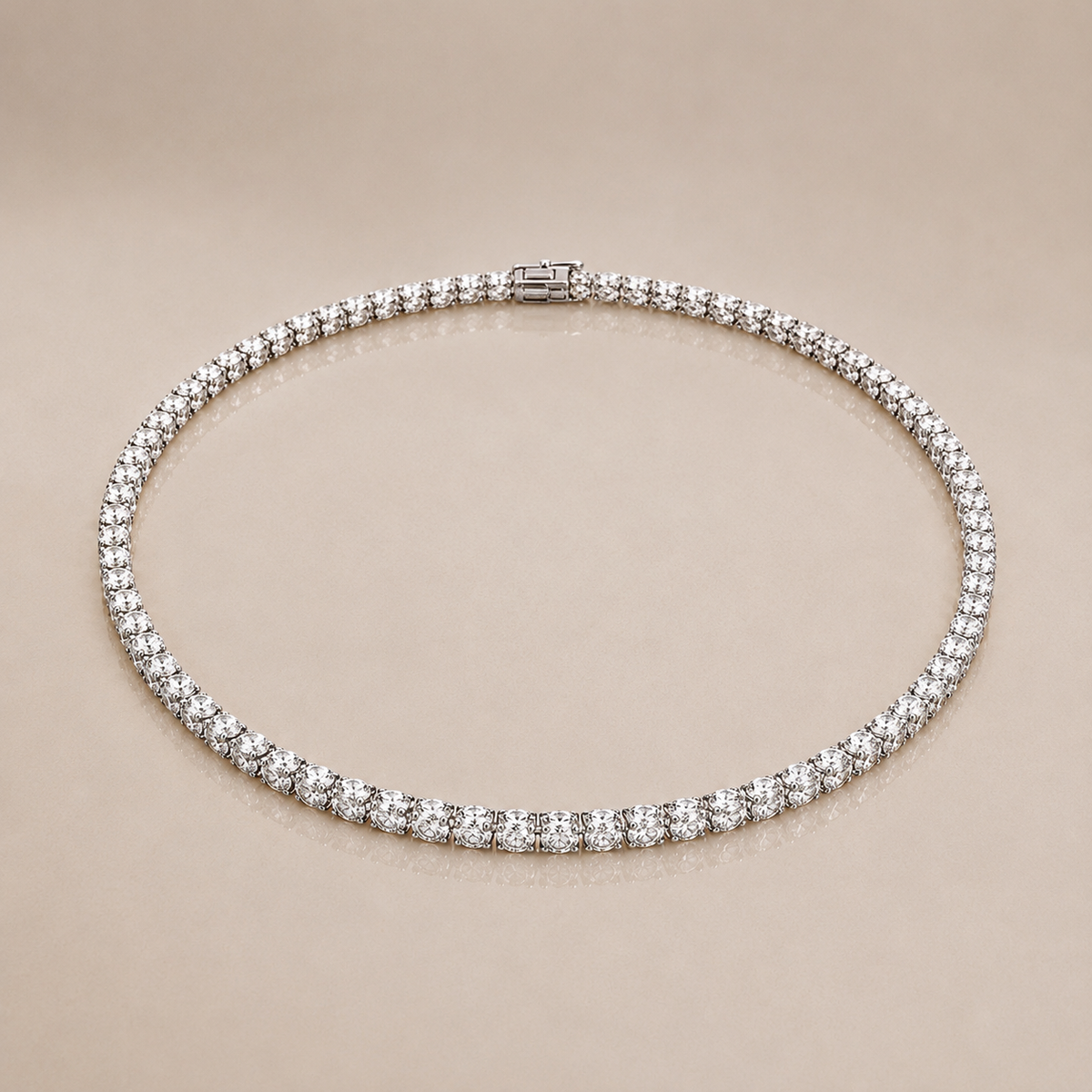 Lab-Grown Diamond Tennis Necklace