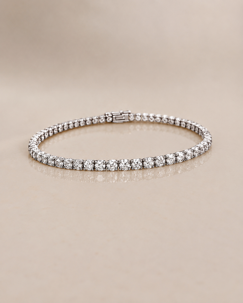 Lab-Grown Diamond Tennis Bracelet