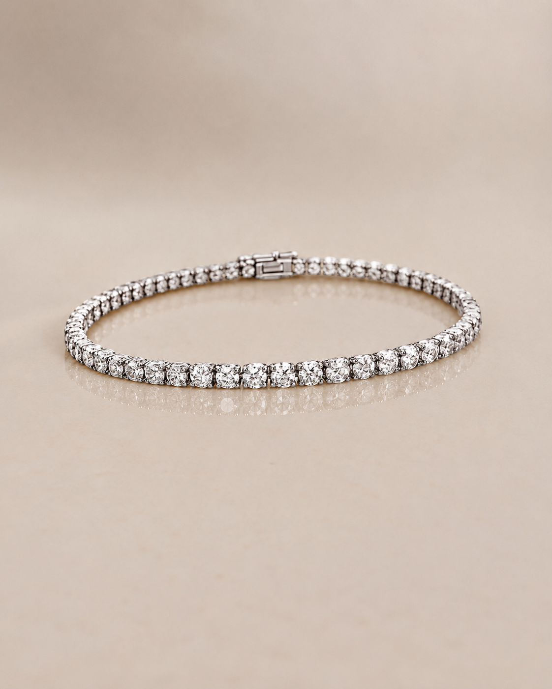 Lab-Grown Diamond Tennis Bracelet