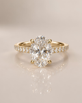 Oval Lab-Grown Diamond Ring