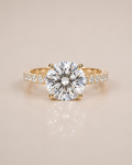 Round Lab-Grown Diamond Ring