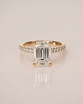 Emerald Cut Lab-Grown Diamond Ring
